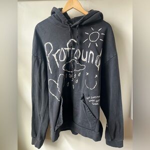 PROFOUND CO‎ Sharpie Sunshine Hoodie Sweatshirt Grunge Streetwear Distressed XL